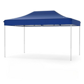 Gazebo 3×4.5 M 800D Branda 30 mm Profil Kamp Bahçe Dış Alan Tentesi Mavi